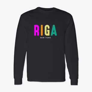 Riga New York Color Pop Classic Long Sleeve T-Shirt