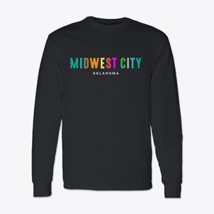 Midwest City Oklahoma Color Pop Classic Long Sleeve T-Shirt
