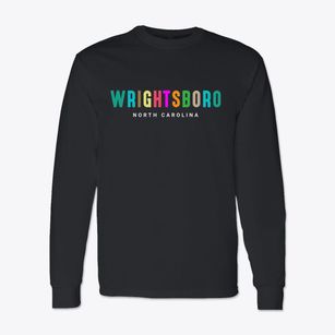 Wrightsboro North Carolina Color Pop Classic Long Sleeve T-Shirt