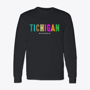 Tichigan Wisconsin Color Pop Classic Long Sleeve T-Shirt