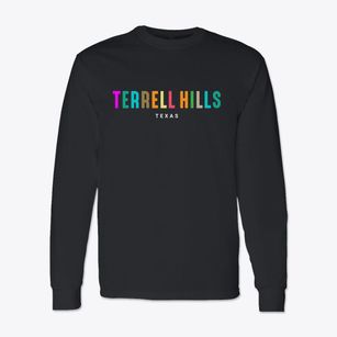 Terrell Hills Texas Color Pop Classic Long Sleeve T-Shirt