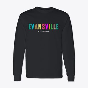 Evansville Wisconsin Color Pop Classic Long Sleeve T-Shirt