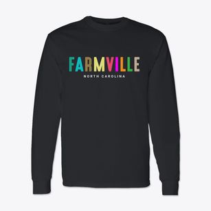 Farmville North Carolina Color Pop Classic Long Sleeve T-Shirt