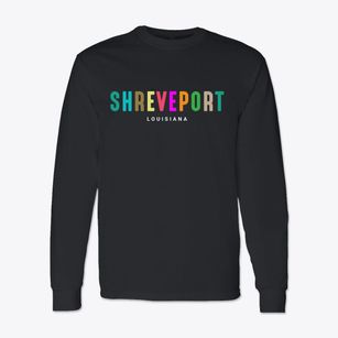 Shreveport Louisiana Color Pop Classic Long Sleeve T-Shirt