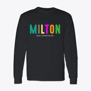 Milton New Hampshire Color Pop Classic Long Sleeve T-Shirt