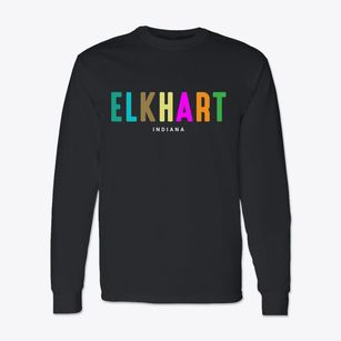 Elkhart Indiana Color Pop Classic Long Sleeve T-Shirt
