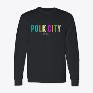 Polk City Iowa Color Pop Classic Long Sleeve T-Shirt
