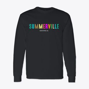 Summerville Georgia Color Pop Classic Long Sleeve T-Shirt