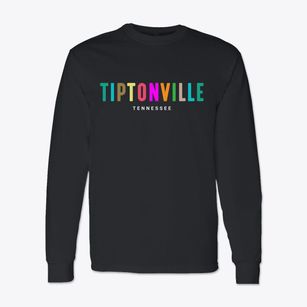 Tiptonville Tennessee Color Pop Classic Long Sleeve T-Shirt