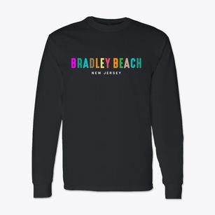 Bradley Beach New Jersey Color Pop Classic Long Sleeve T-Shirt