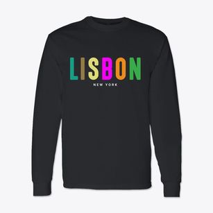 Lisbon New York Color Pop Classic Long Sleeve T-Shirt