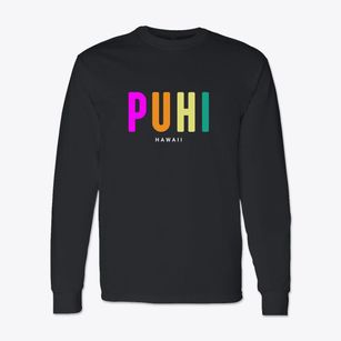 Puhi Hawaii Color Pop Classic Long Sleeve T-Shirt