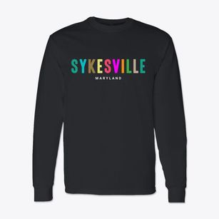 Sykesville Maryland Color Pop Classic Long Sleeve T-Shirt