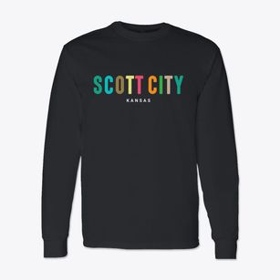 Scott City Kansas Color Pop Classic Long Sleeve T-Shirt