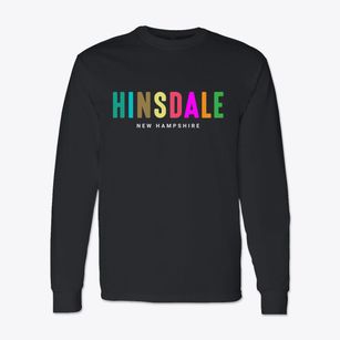 Hinsdale New Hampshire Color Pop Classic Long Sleeve T-Shirt