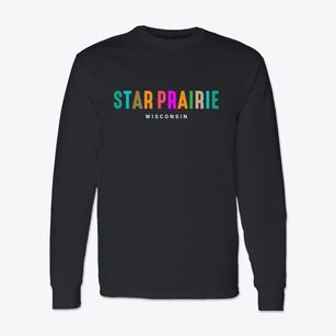Star Prairie Wisconsin Color Pop Classic Long Sleeve T-Shirt