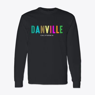 Danville California Color Pop Classic Long Sleeve T-Shirt
