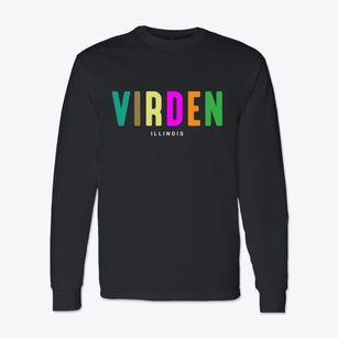 Virden Illinois Color Pop Classic Long Sleeve T-Shirt