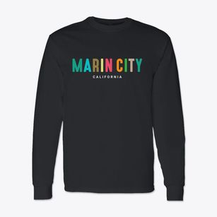 Marin City California Color Pop Classic Long Sleeve T-Shirt
