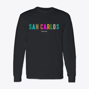 San Carlos Texas Color Pop Classic Long Sleeve T-Shirt