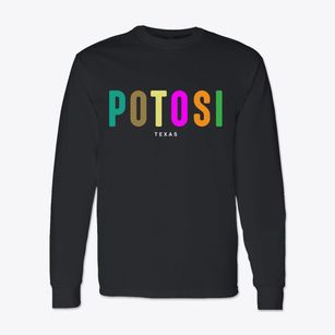 Potosi Texas Color Pop Classic Long Sleeve T-Shirt