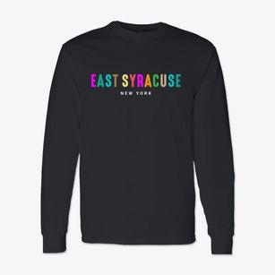 East Syracuse New York Color Pop Classic Long Sleeve T-Shirt