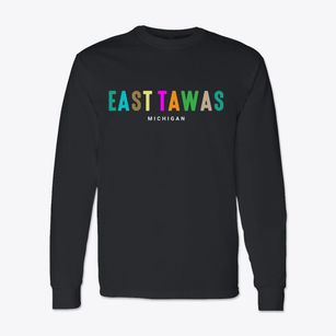 East Tawas Michigan Color Pop Classic Long Sleeve T-Shirt