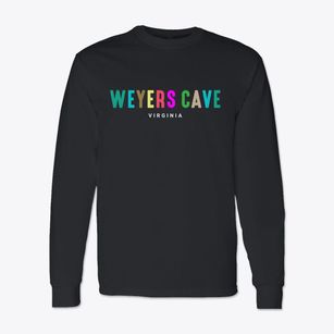 Weyers Cave Virginia Color Pop Classic Long Sleeve T-Shirt