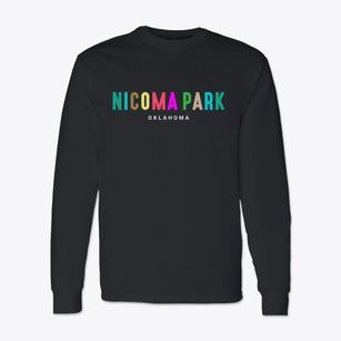 Nicoma Park Oklahoma Color Pop Classic Long Sleeve T-Shirt