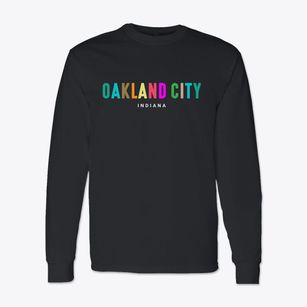 Oakland City Indiana Color Pop Classic Long Sleeve T-Shirt