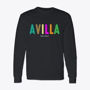 Avilla Indiana Color Pop Classic Long Sleeve T-Shirt