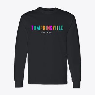 Tompkinsville Kentucky Color Pop Classic Long Sleeve T-Shirt