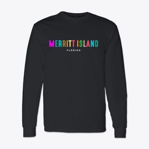 Merritt Island Florida Color Pop Classic Long Sleeve T-Shirt