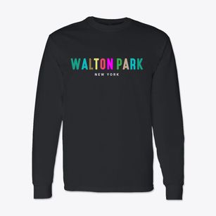 Walton Park New York Color Pop Classic Long Sleeve T-Shirt