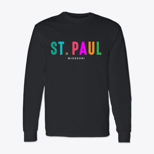 St. Paul Missouri Color Pop Classic Long Sleeve T-Shirt