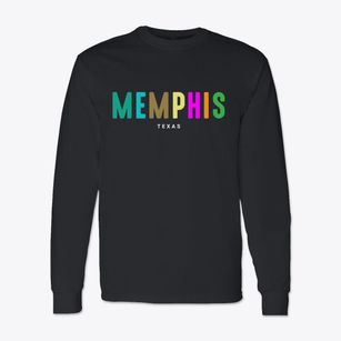 Memphis Texas Color Pop Classic Long Sleeve T-Shirt
