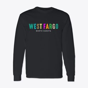 West Fargo North Dakota Color Pop Classic Long Sleeve T-Shirt