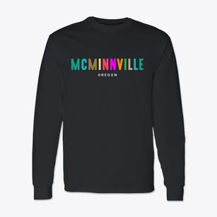 Mcminnville Oregon Color Pop Classic Long Sleeve T-Shirt