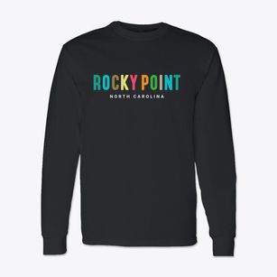Rocky Point North Carolina Color Pop Classic Long Sleeve T-Shirt