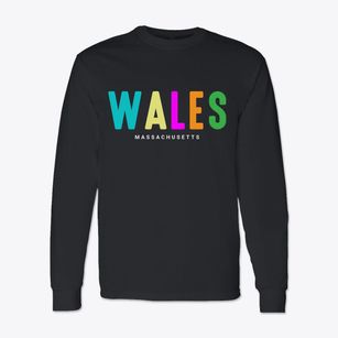 Wales Massachusetts Color Pop Classic Long Sleeve T-Shirt