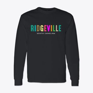 Ridgeville South Carolina Color Pop Classic Long Sleeve T-Shirt