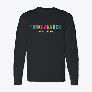 Tunkhannock Pennsylvania Color Pop Classic Long Sleeve T-Shirt