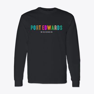 Port Edwards Wisconsin Color Pop Classic Long Sleeve T-Shirt