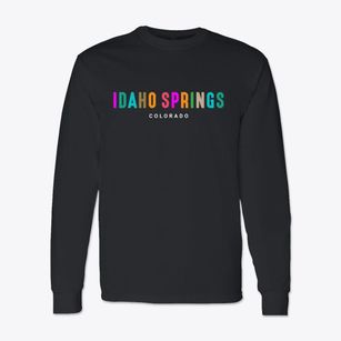 Idaho Springs Colorado Color Pop Classic Long Sleeve T-Shirt