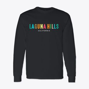 Laguna Hills California Color Pop Classic Long Sleeve T-Shirt