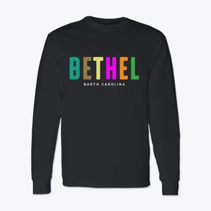 Bethel North Carolina Color Pop Classic Long Sleeve T-Shirt