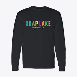 Soap Lake Washington Color Pop Classic Long Sleeve T-Shirt