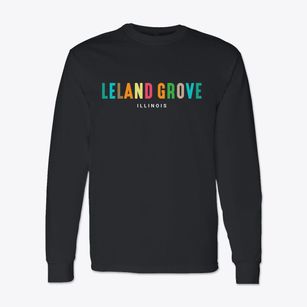Leland Grove Illinois Color Pop Classic Long Sleeve T-Shirt