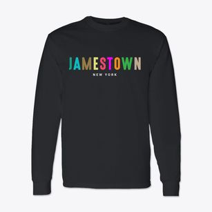 Jamestown New York Color Pop Classic Long Sleeve T-Shirt