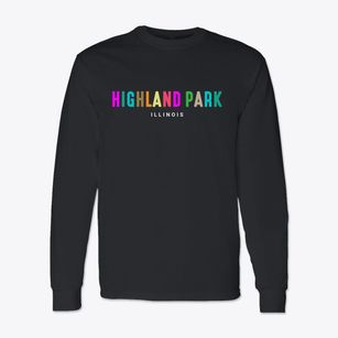 Highland Park Illinois Color Pop Classic Long Sleeve T-Shirt